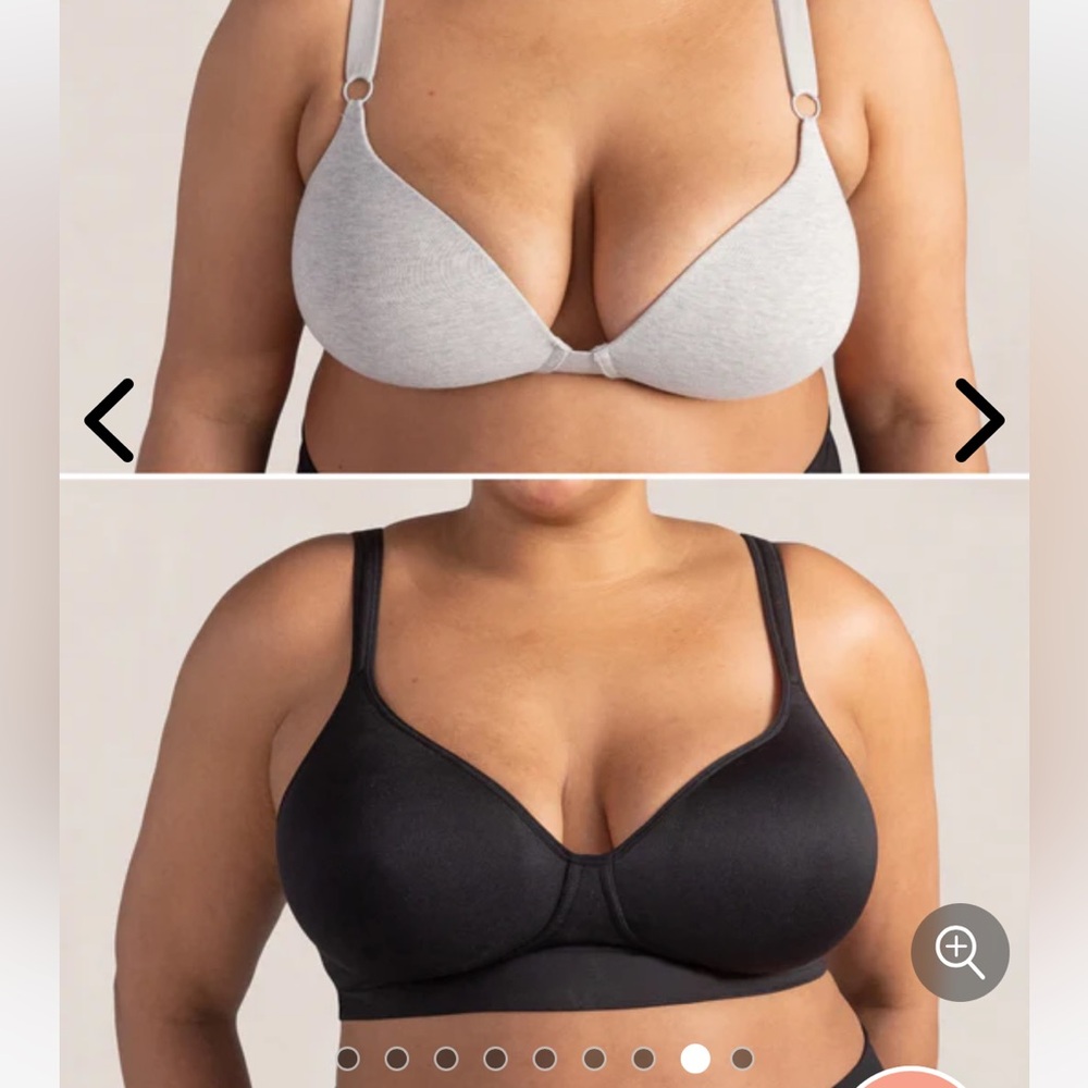 NWT Truekind wireless t shirt bra size M, black - Picture 3 of 8